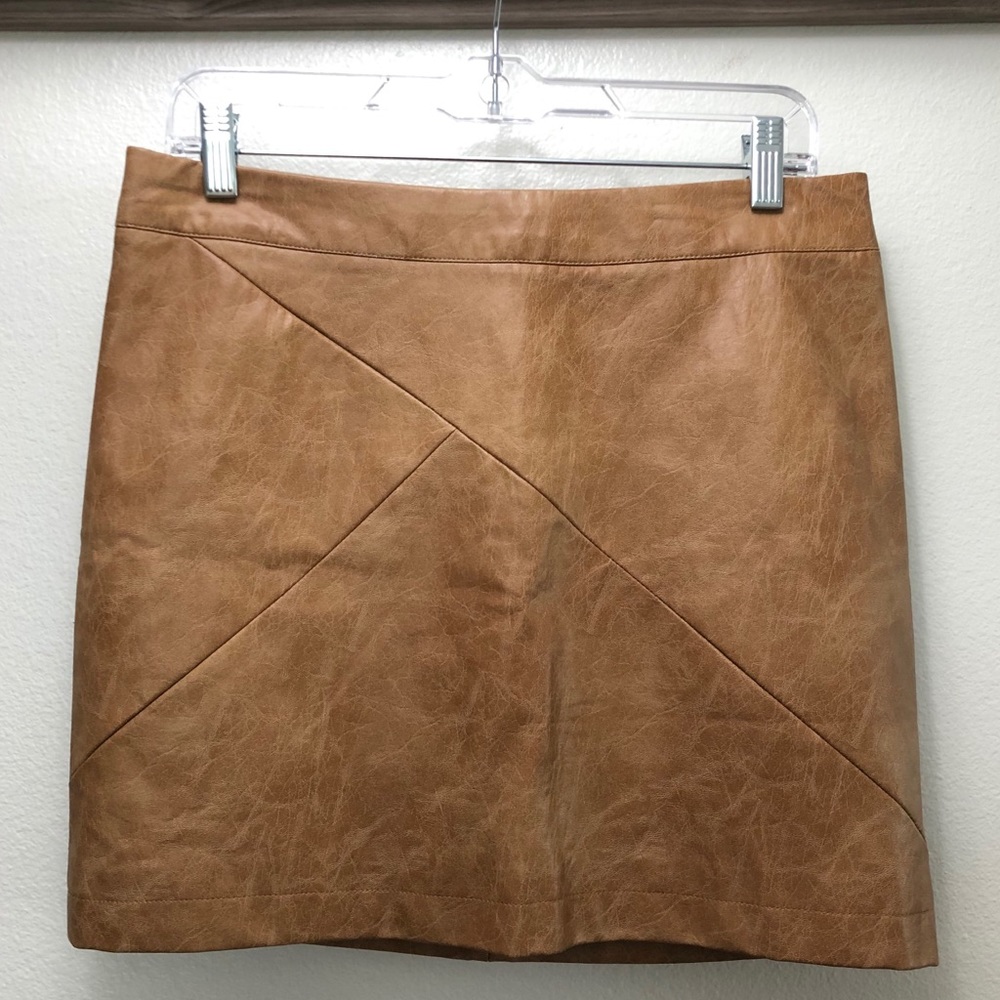 Vegan Leather Skirt